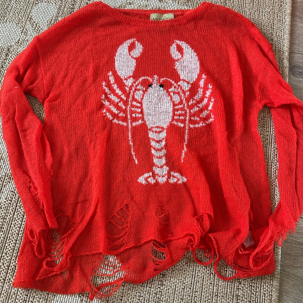 Wildfox Red Knit Sweater